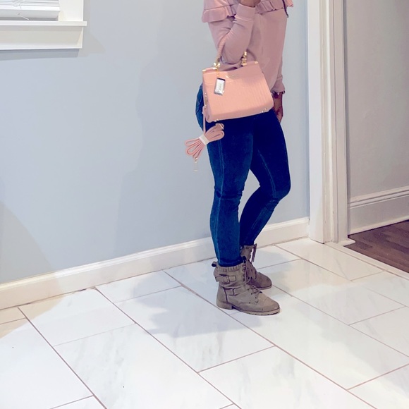 New BEBE Stud Micro Shopper Crossbody Purse Shoulder Bag - Picture 8 of 10